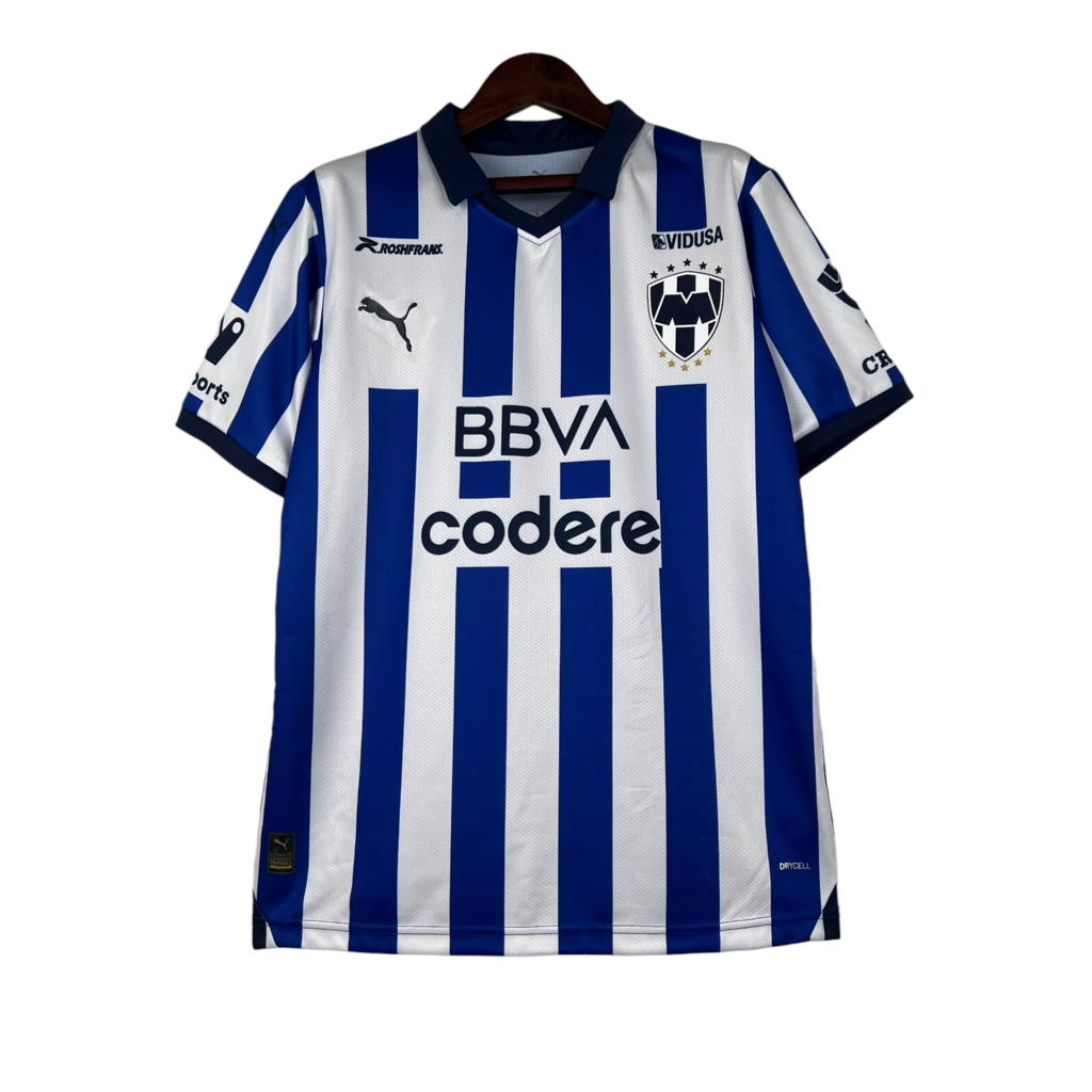 Camisa Monterrey do México I 23/24 - Torcedor Puma Masculina - Azul com detalhes