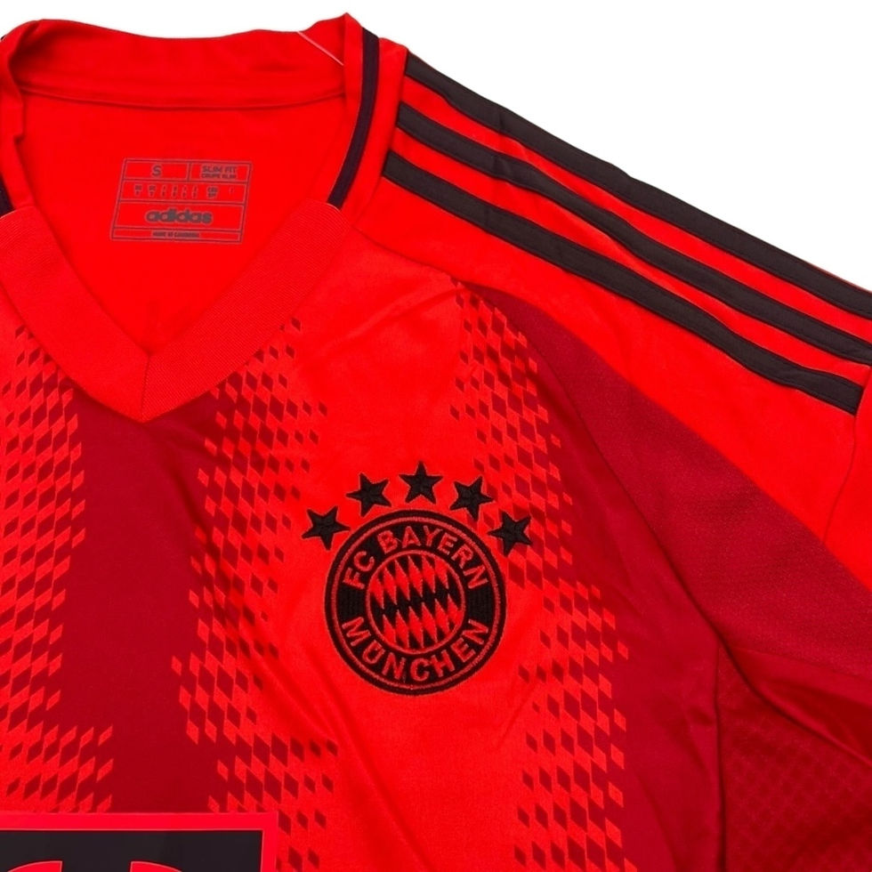 Miniatura: Camisa Bayern de Munique I 24/25 - Torcedor Adidas Masculina - Vermelha com deta