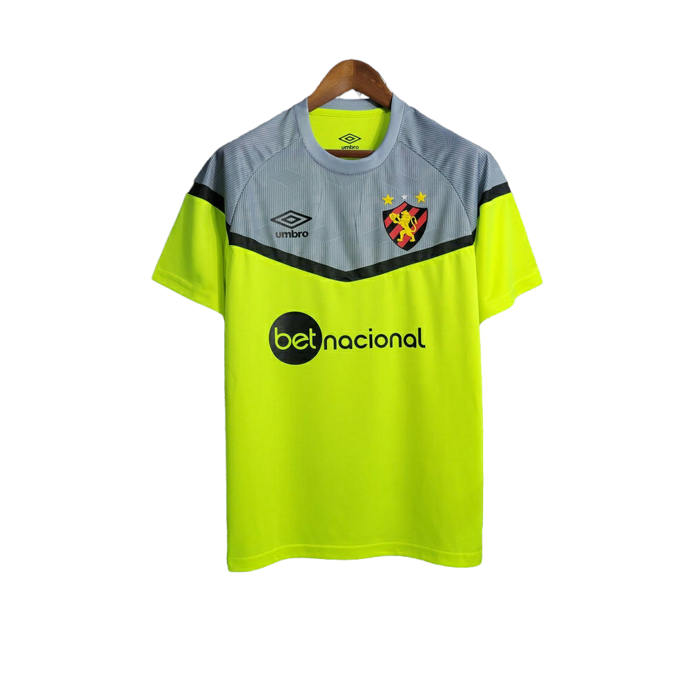 Camisa Sport Recife Treino II 23/24 Umbro Torcedor Masculina - Amarela com detal