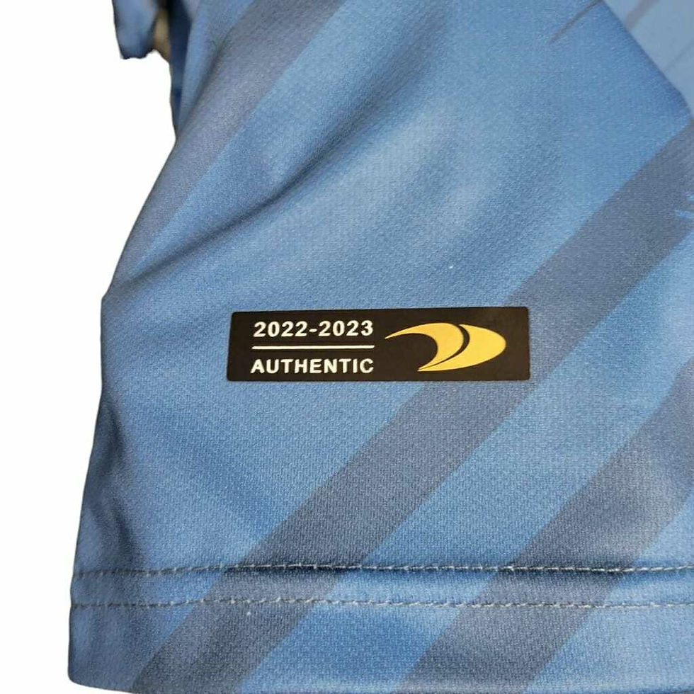 Miniatura: Camisa Al-Nassr II 23/24 Torcedor Dunes Masculina - Azul com detalhes em amarelo