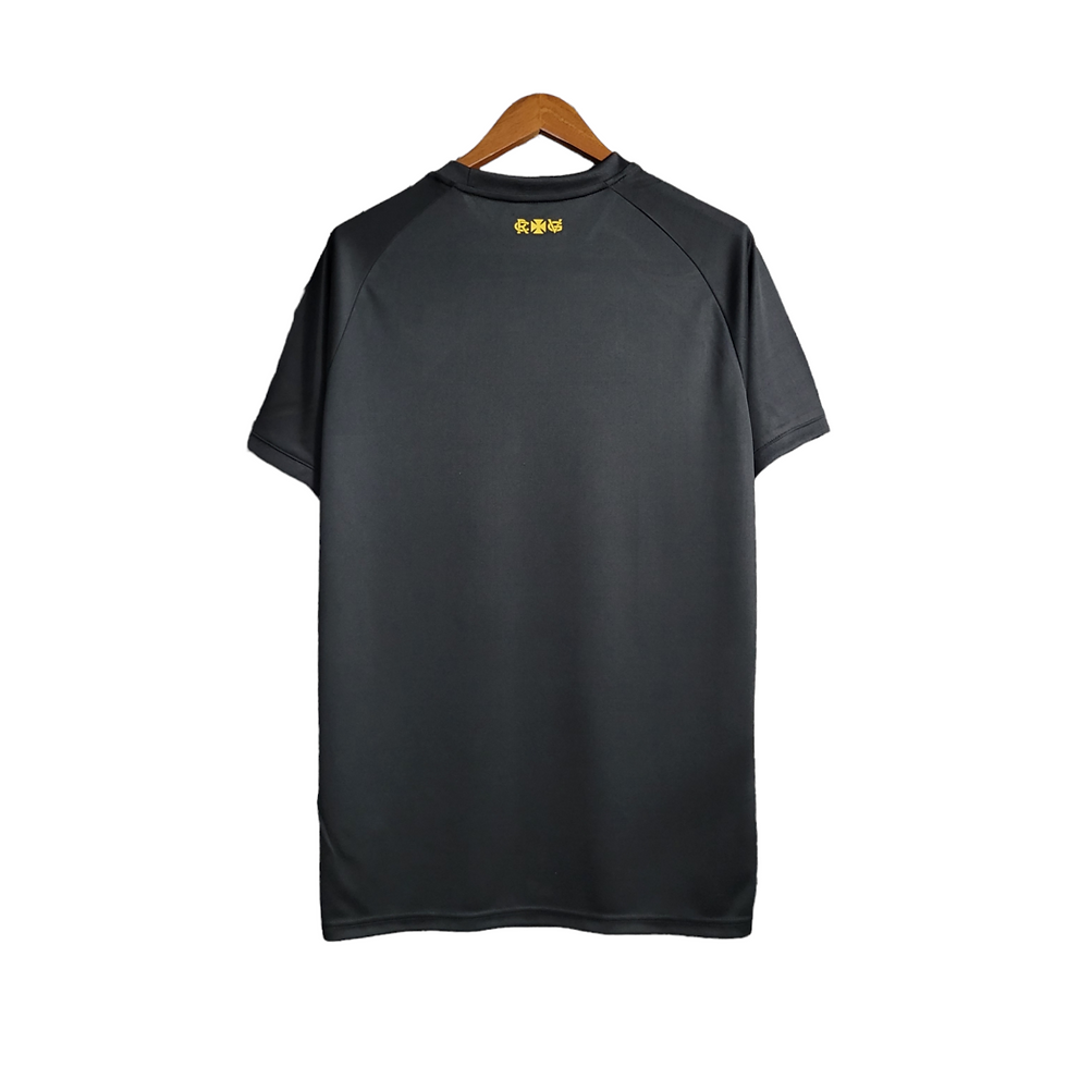 Miniatura: Camisa Vasco da Gama 23/24 Kappa Torcedor Masculina - Cinza em detalhes pretos e