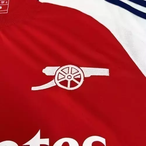 Miniatura: Camisa Arsenal I 24/25 - Torcedor Adidas Feminina - Vermelha com detalhes em bra