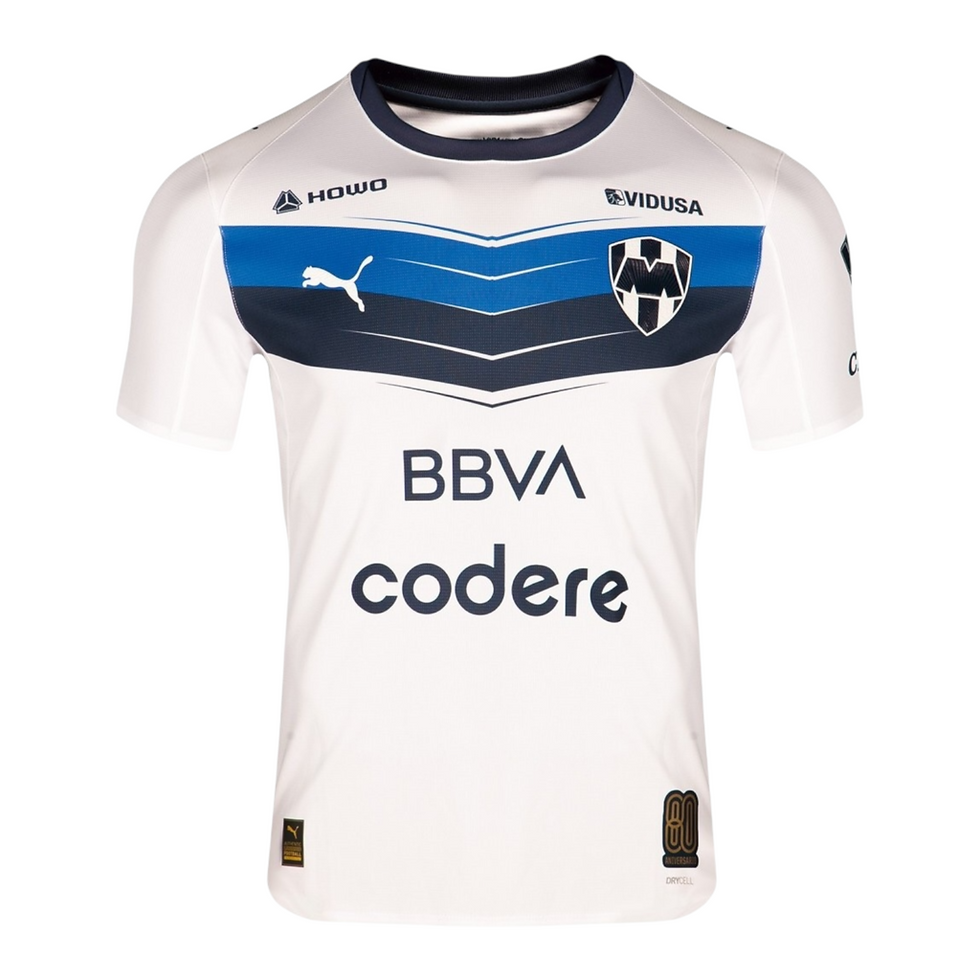 Miniatura: Camisa Monterrey II 25/26 - Torcedor Puma Masculina - Branca e azul