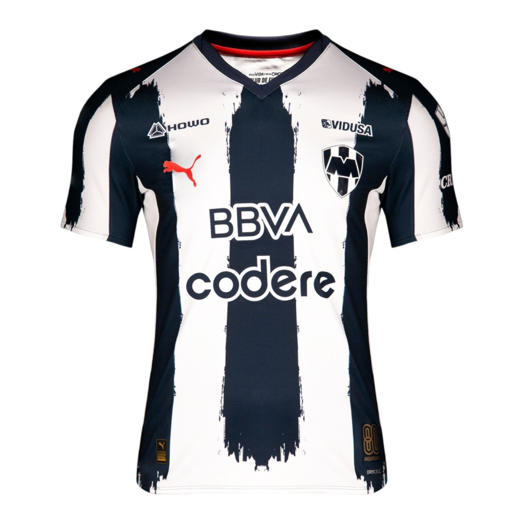 Camisa Monterrey I 25/26 - Torcedor Puma Masculina - Azul e branca