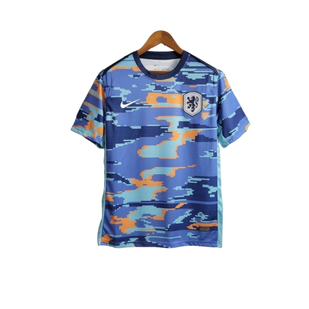 Camisa Seleção da Inglaterra Treino 24/25 - Torcedor Nike Masculina - Azul com d