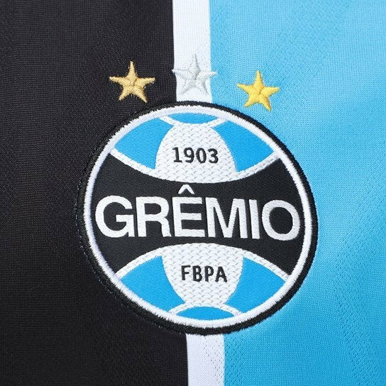 Miniatura: Camisa Grêmio I 25/26 - Torcedor Umbro Feminina - Azul e preta