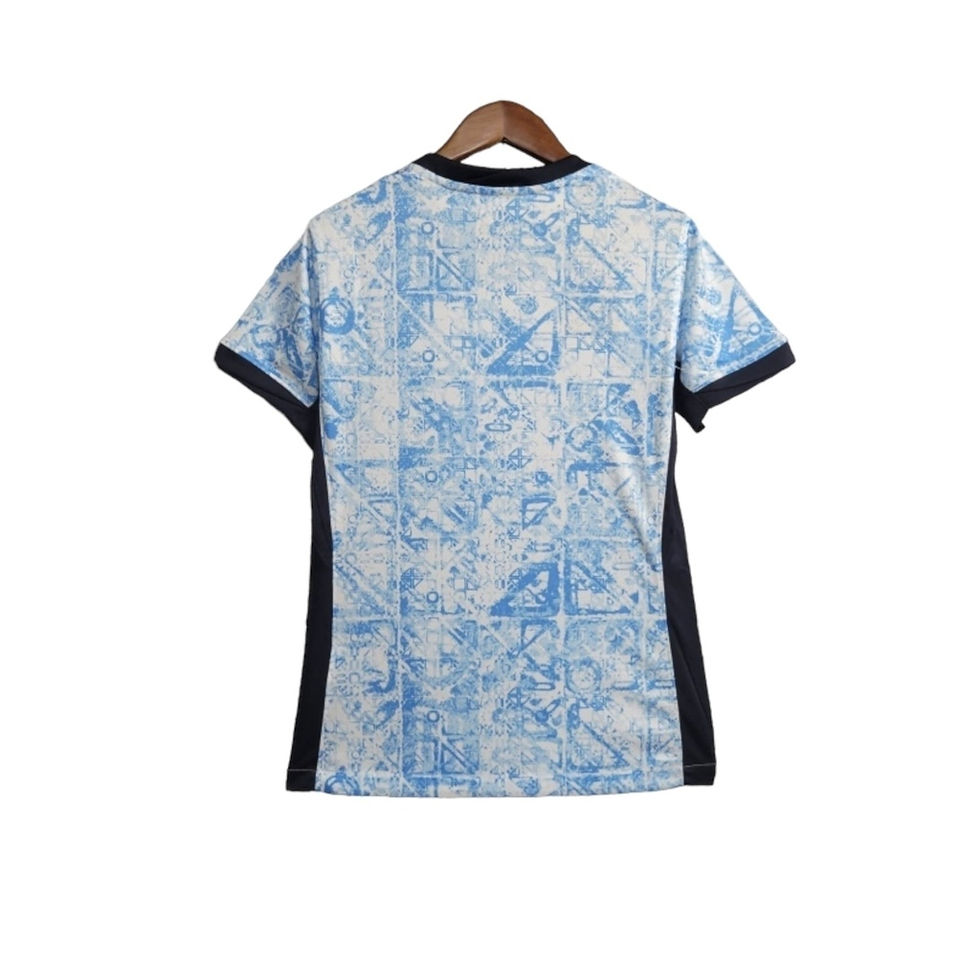 Miniatura: Camisa Seleção de Portugal II 24/25 - Torcedor Nike Feminina - Branca com detalh