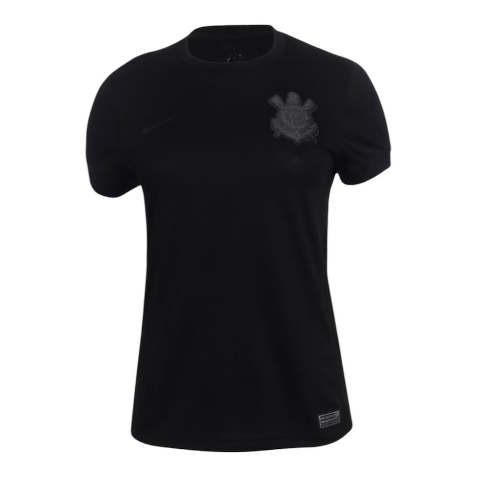 Miniatura: Camisa Corinthians II 24/25 - Torcedor Nike Feminina - Preta