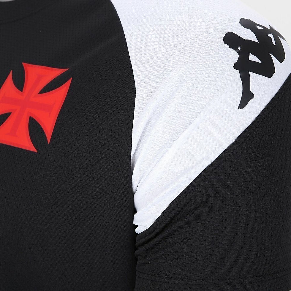 Miniatura: Camisa Vasco da Gama Treino 24/25 - Torcedor Kappa Masculina - Preta
