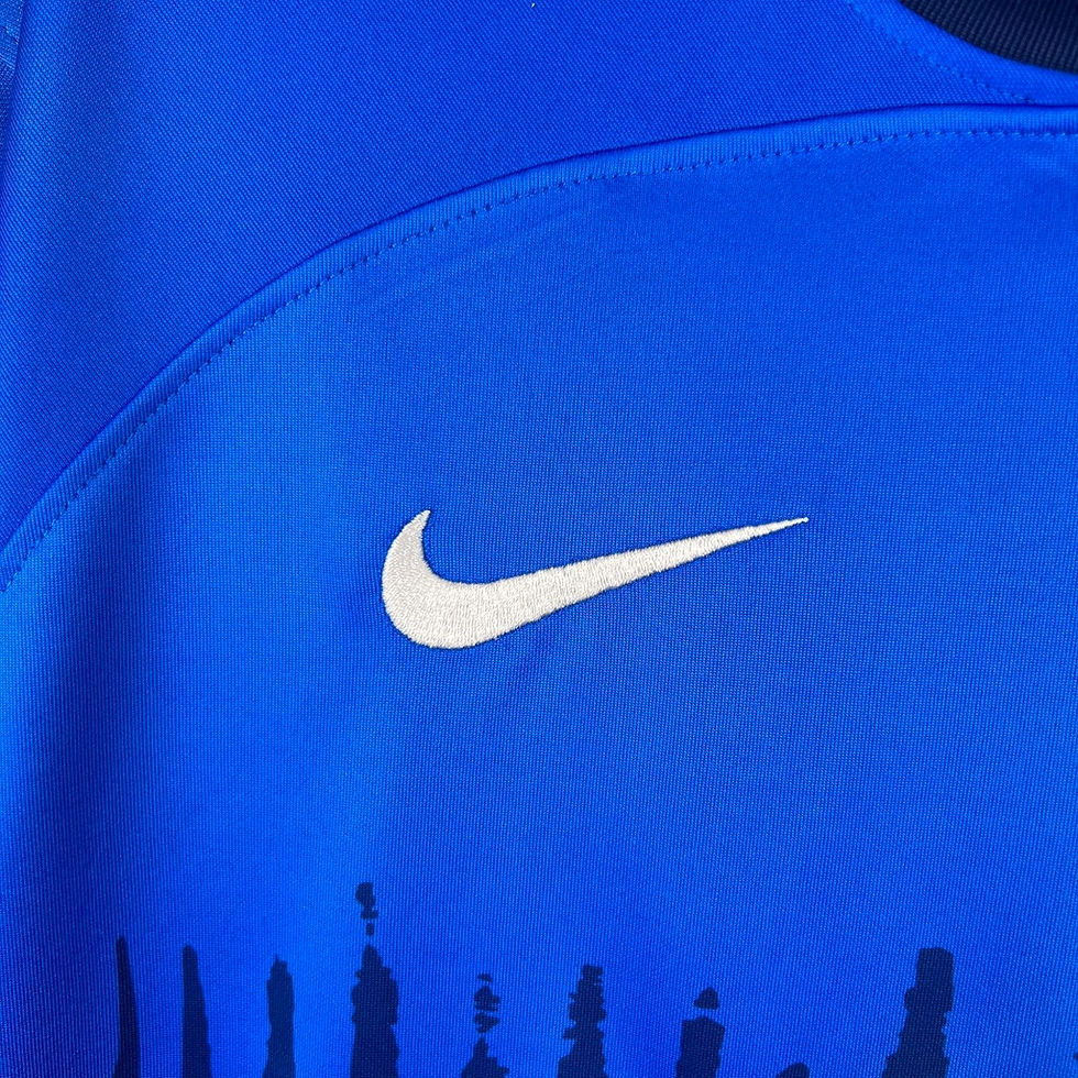 Miniatura: Camisa Birmingham I 23/24 - Torcedor Nike Masculina - Azul com detalhes em branc