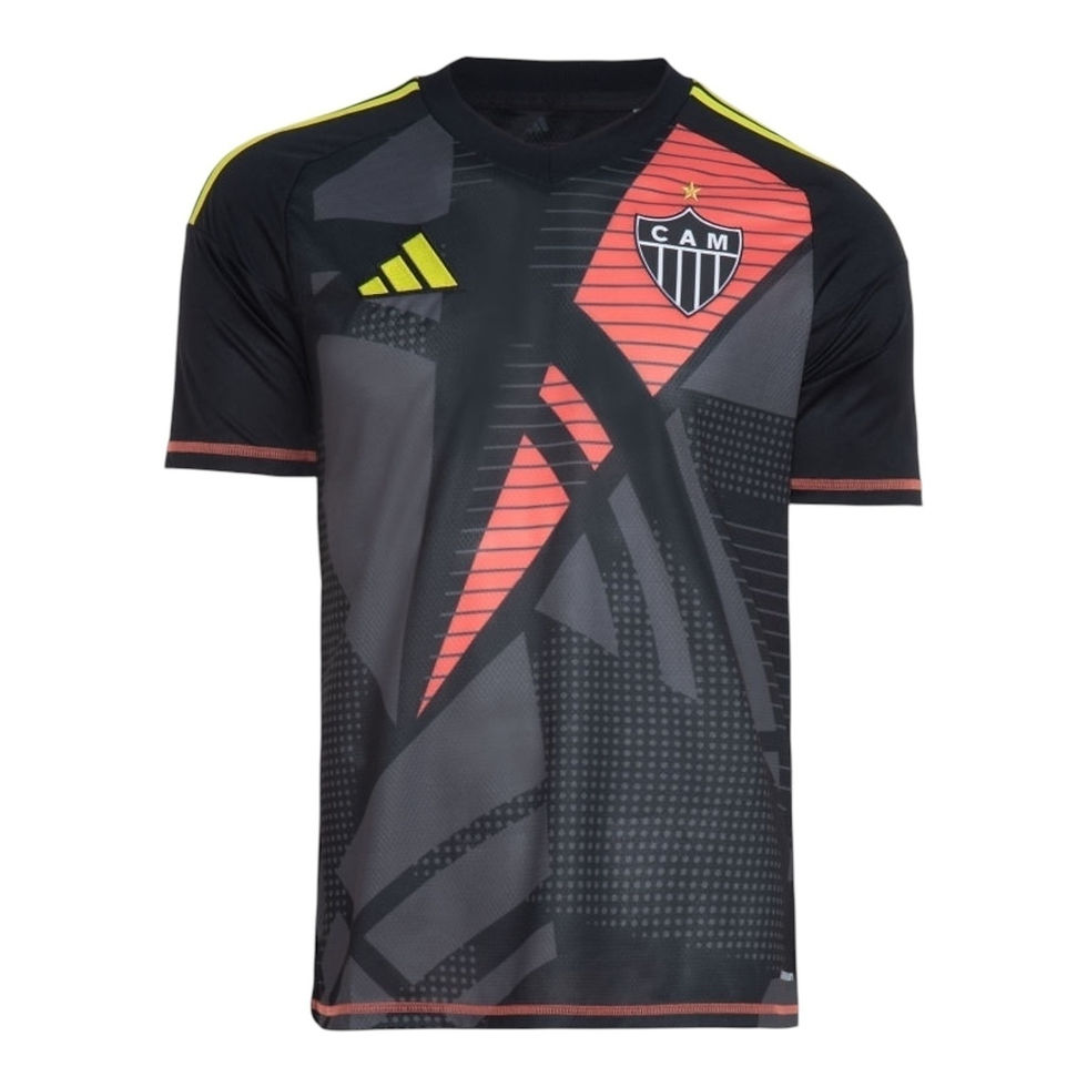 Miniatura: Camisa Atlético Mineiro Goleiro 25/26 - Torcedor Adidas Masculina - Preta com de