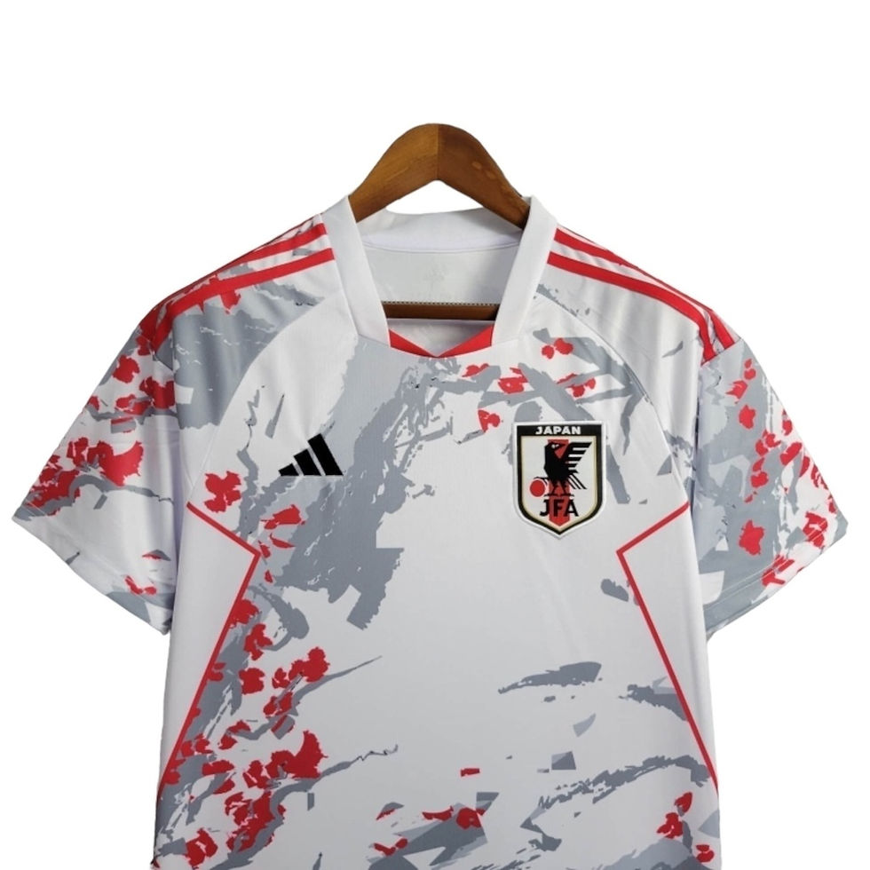 Miniatura: Camisa Japão Edição especial 24/25 - Torcedor Adidas Masculina - Branca com deta
