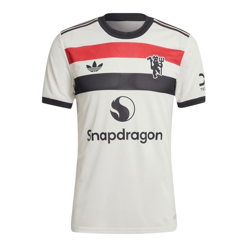 Miniatura: Camisa Manchester United III 24/25 - Torcedor Adidas Masculina - Branca com deta