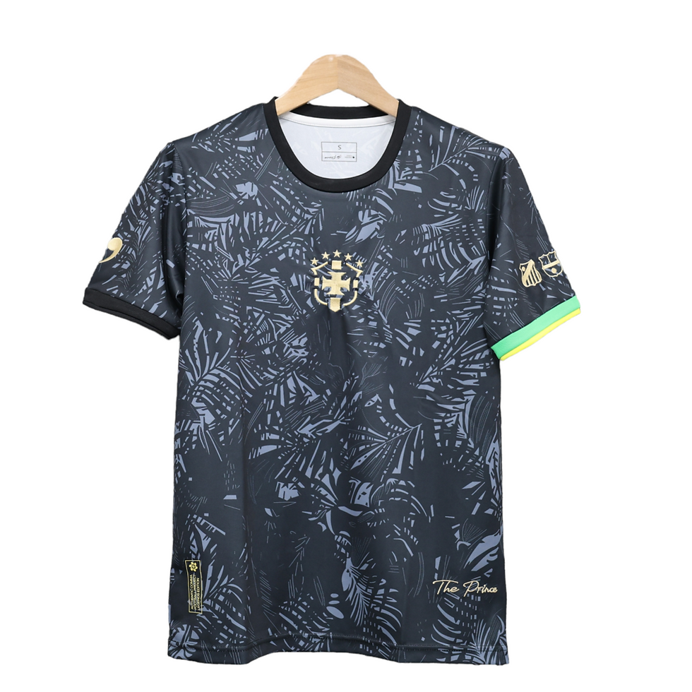 Miniatura: Camisa Seleção Brasil Edição Goat 23/24 - Torcedor Nike Masculina - Preta com de