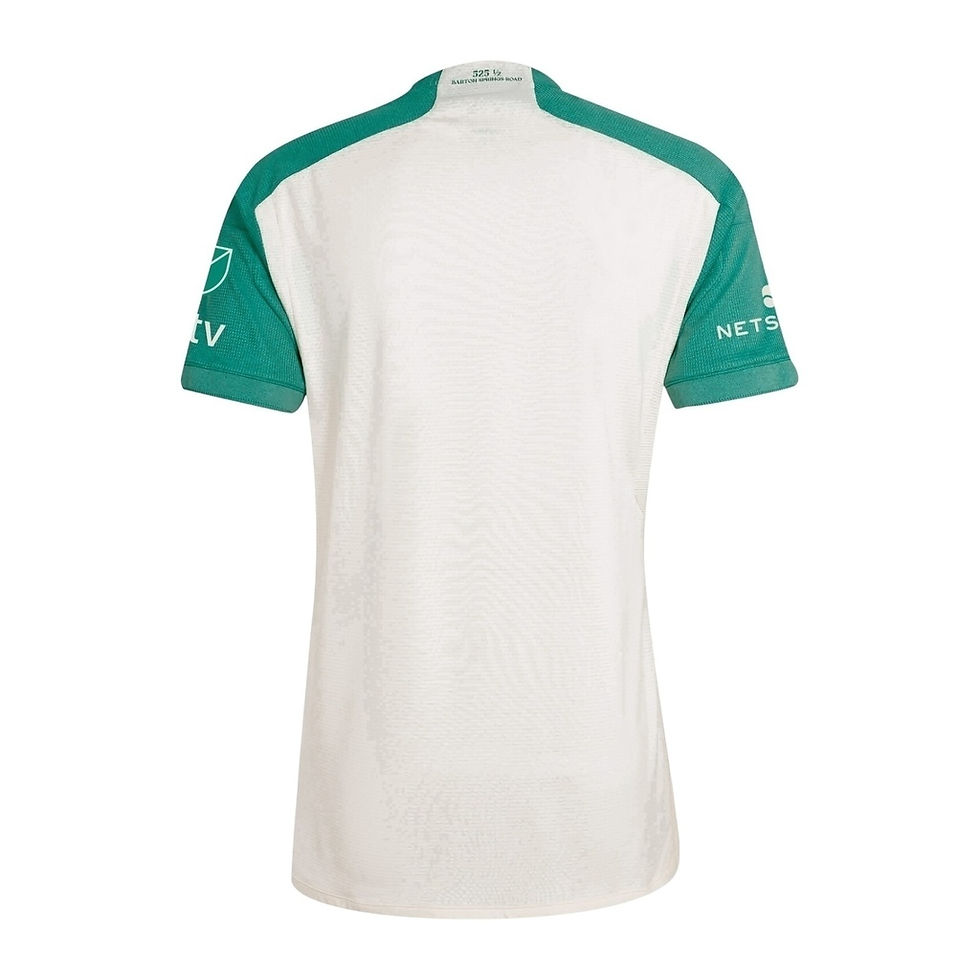 Miniatura: Camisa Austin II 24/25 - Torcedor Adidas Masculina - Branca com detalhes em verd