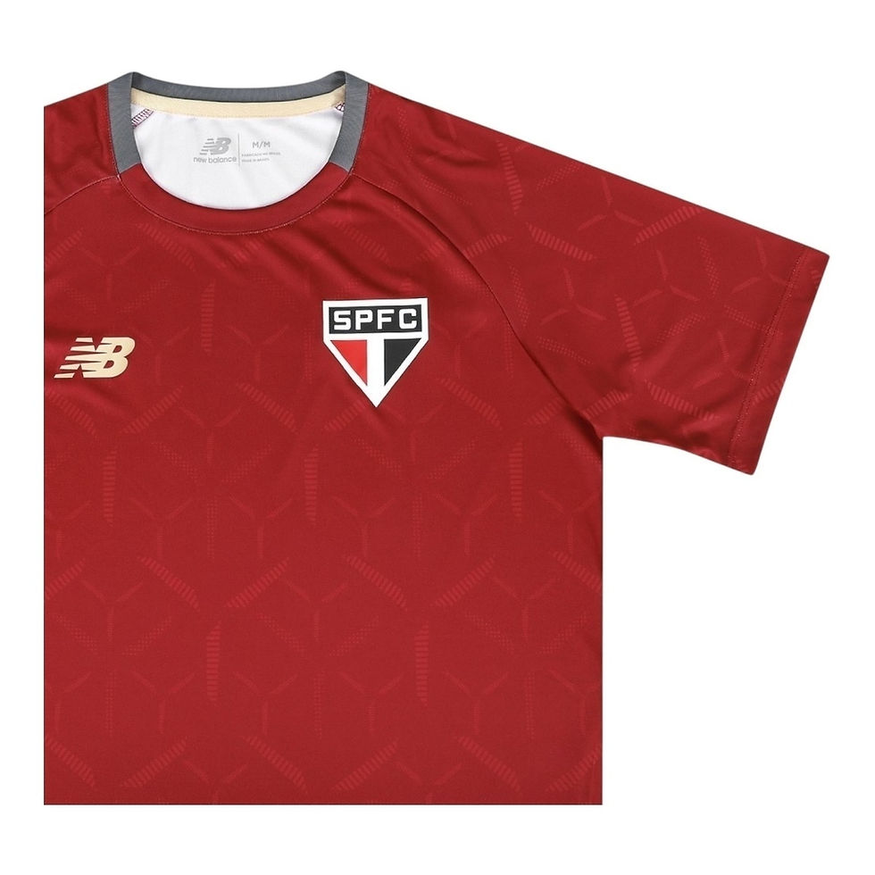 Miniatura: Camisa São Paulo Treino 25/26 - Torcedor New Balance Masculina - Vermelha