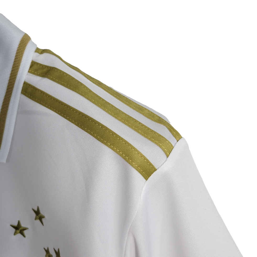 Miniatura: Camisa Cruzeiro Edição Especial 23/24 Torcedor Masculina - Branca com detalhes e