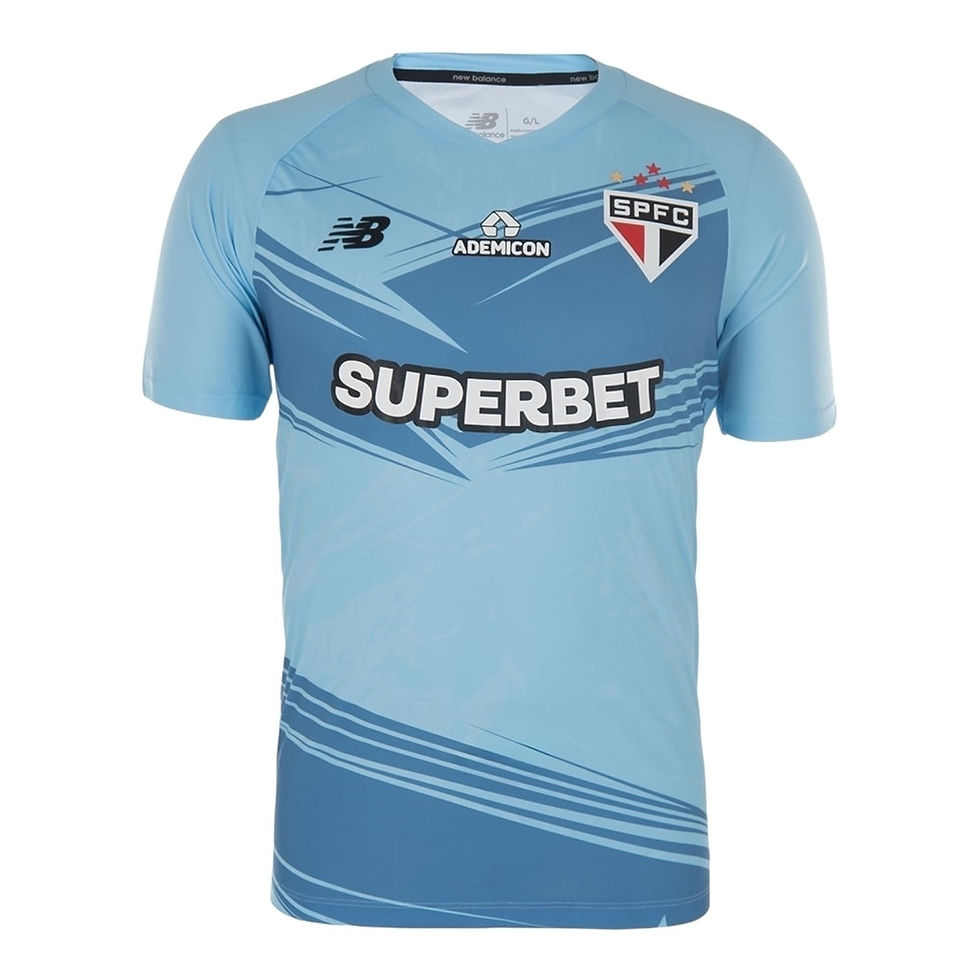 Miniatura: Camisa São Paulo Goleiro 25/26 - Torcedor New Balance Masculina - Azul
