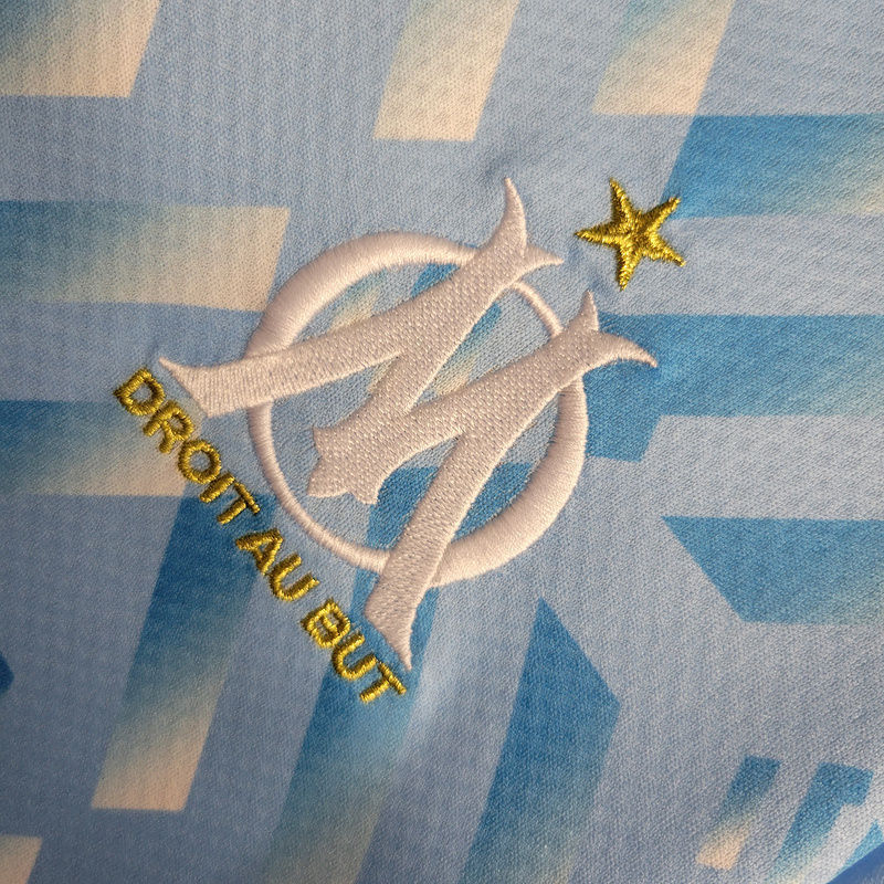 Miniatura: Camisa Olympique Marseille Treino 23/24 - Torcedor Puma Masculina - Azul com det