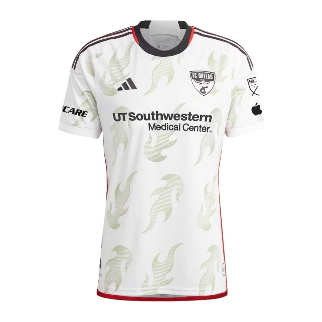 Camisa FC Dallas II 24/25 - Torcedor Adidas Masculina - Branca com detalhes em v