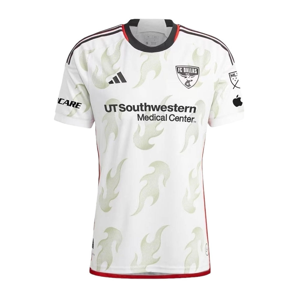 Miniatura: Camisa FC Dallas II 24/25 - Torcedor Adidas Masculina - Branca com detalhes em v