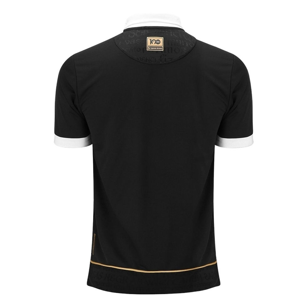 Miniatura: Camisa Vasco da Gama III 23/24 - Torcedor Kappa Masculina - Preta