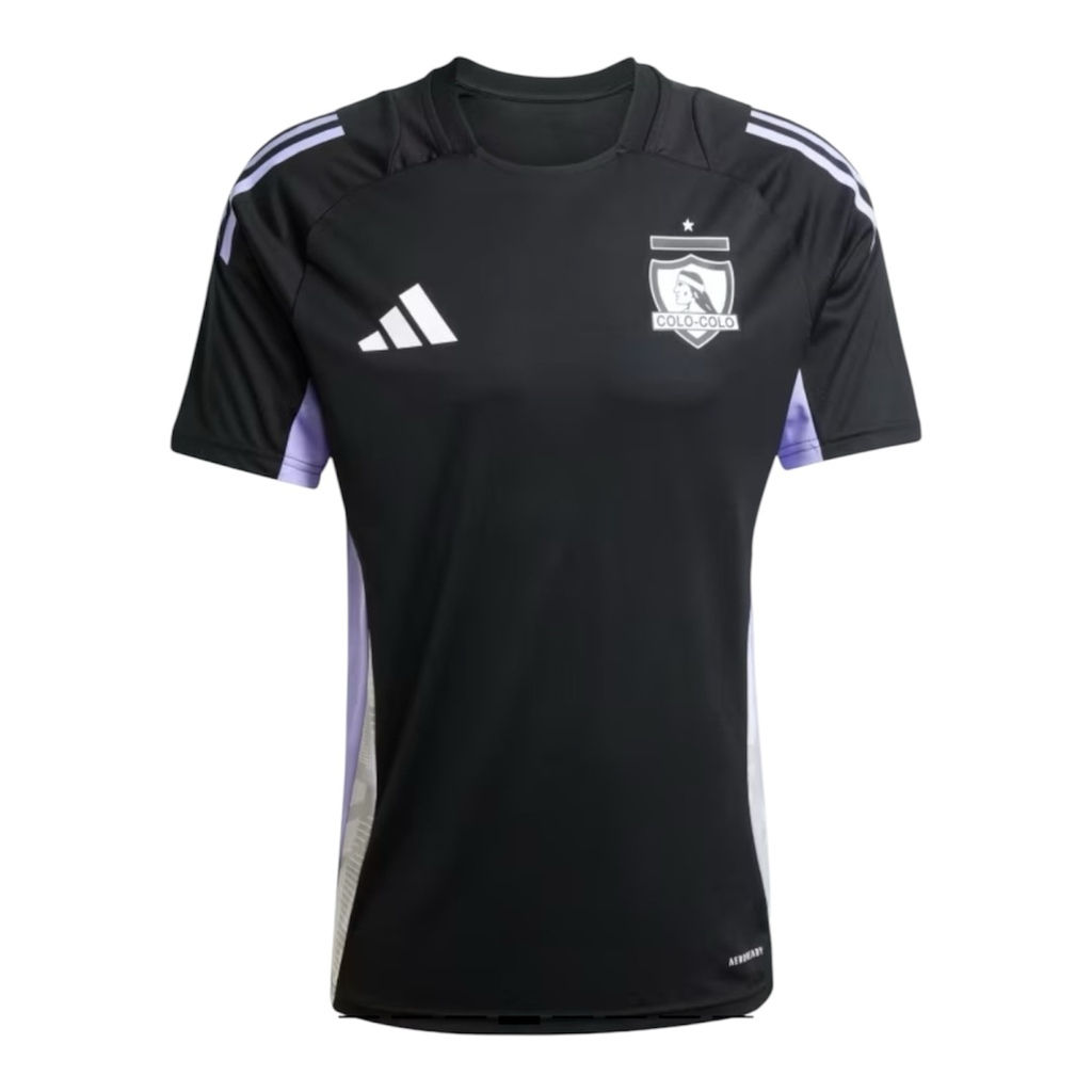 Camisa Colo Colo do Chile Treino 25/26 - Torcedor Adidas Masculina - Preta com d