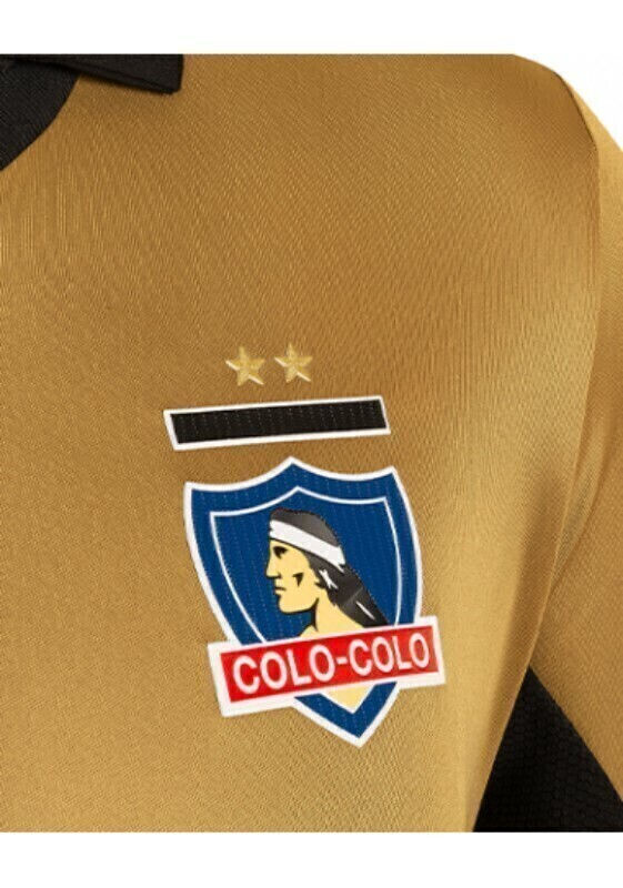 Miniatura: Camisa Colo Colo do Chile III 24/25 - Torcedor Adidas Masculina - Dourada com de