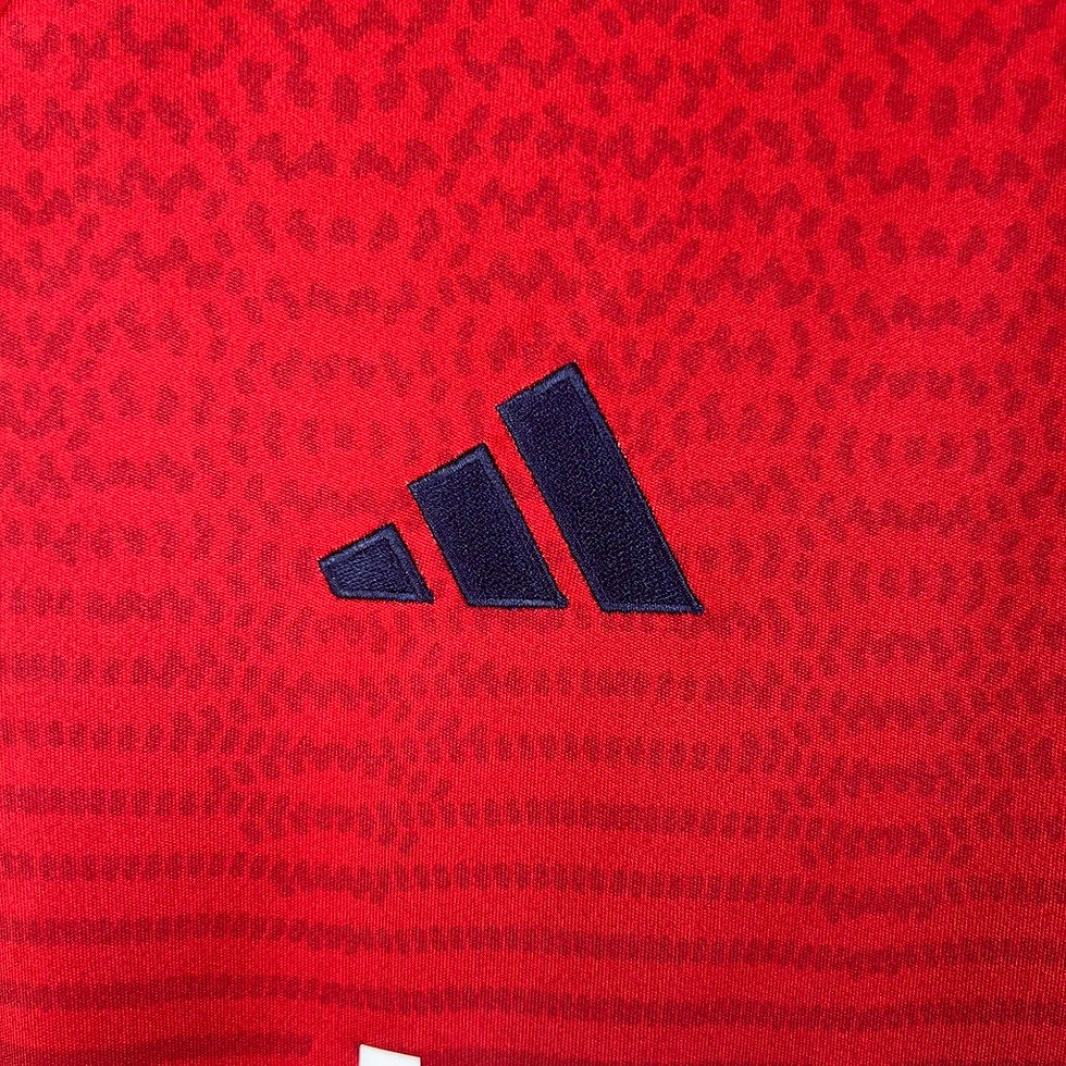 Miniatura: Camisa Osasuna I 23/24 - Torcedor Adidas Masculina - Vermelha com detalhes em az