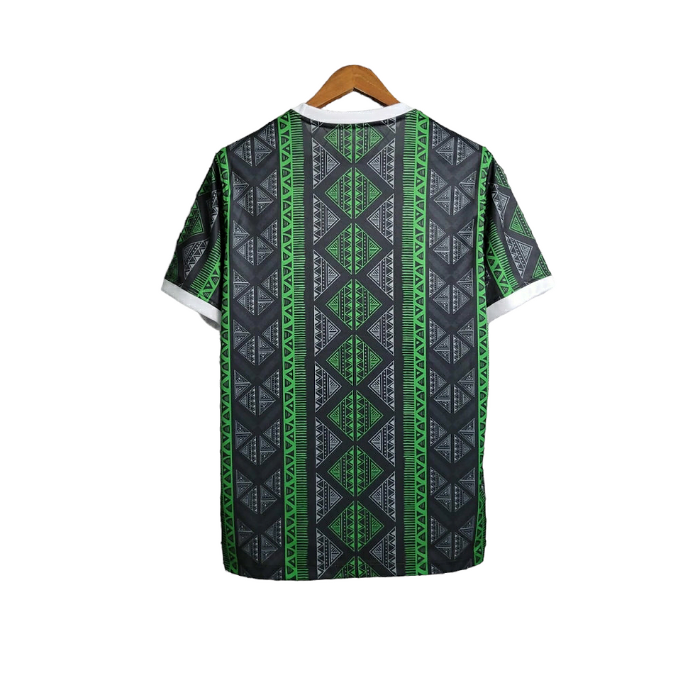 Miniatura: Camisa Seleção Nigéria Treino II 23/24 - Torcedor Nike Masculina - Verde com det