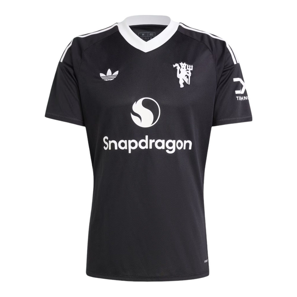 Camisa Manchester United Goleiro 24/25 - Torcedor Adidas Masculina - Preta