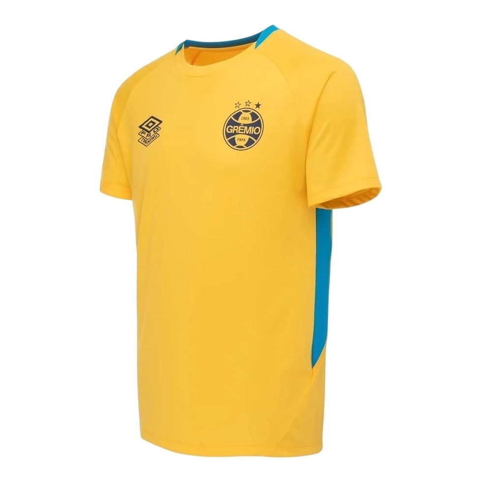 Miniatura: Camisa Grêmio Treino 25/26 - Torcedor Umbro Masculina - Amarela