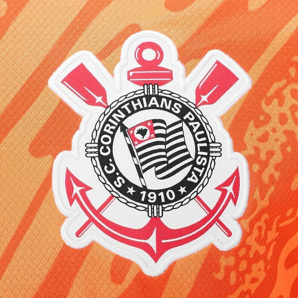 Miniatura: Camisa Corinthians Goleiro 24/25 - Torcedor Nike Masculina - Laranja
