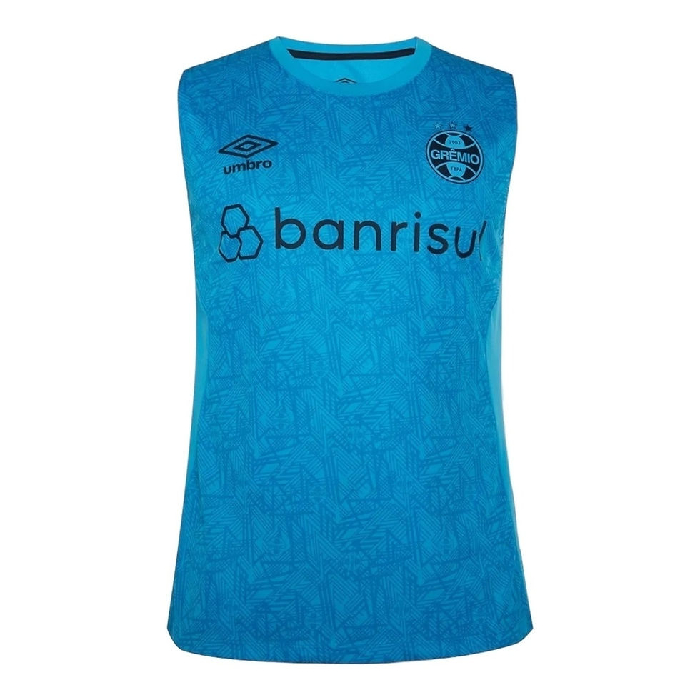 Miniatura: Camisa regata Grêmio Treino 24/25 - Torcedor Umbro Masculina - Azul