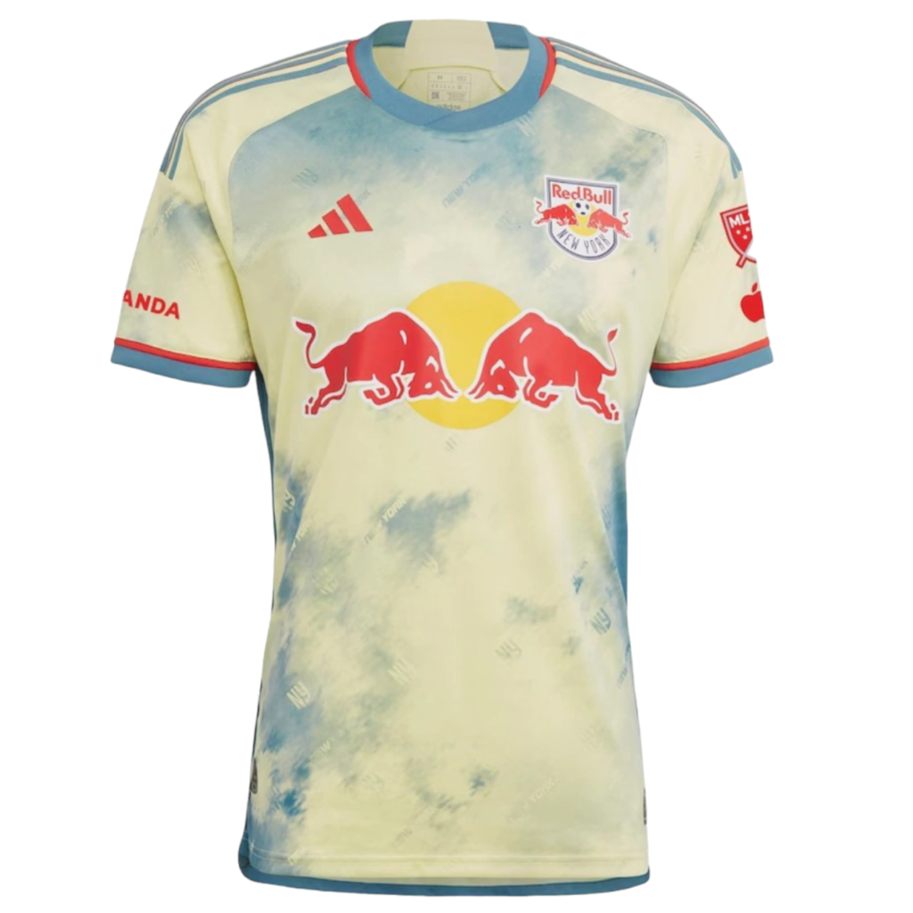 Camisa Red Bull New York I 24/25 - Torcedor Adidas Masculina - Amarela com detal