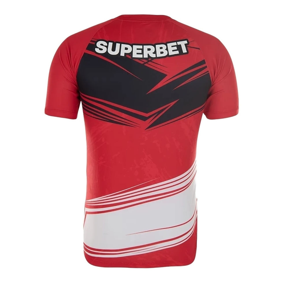 Miniatura: Camisa São Paulo Goleiro 25/26 - Torcedor New Balance Masculina - Vermelha com d