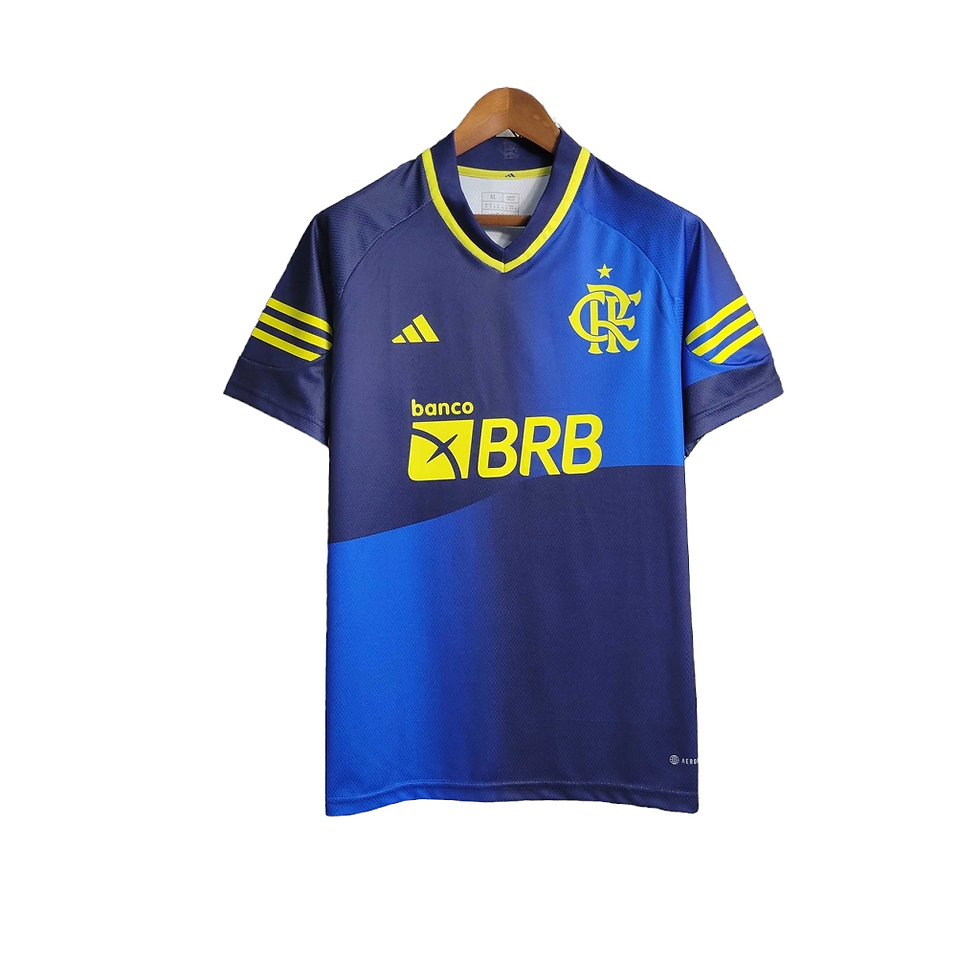 Miniatura: Camisa Flamengo 23/24 Torcedor Adidas Masculina - Azul