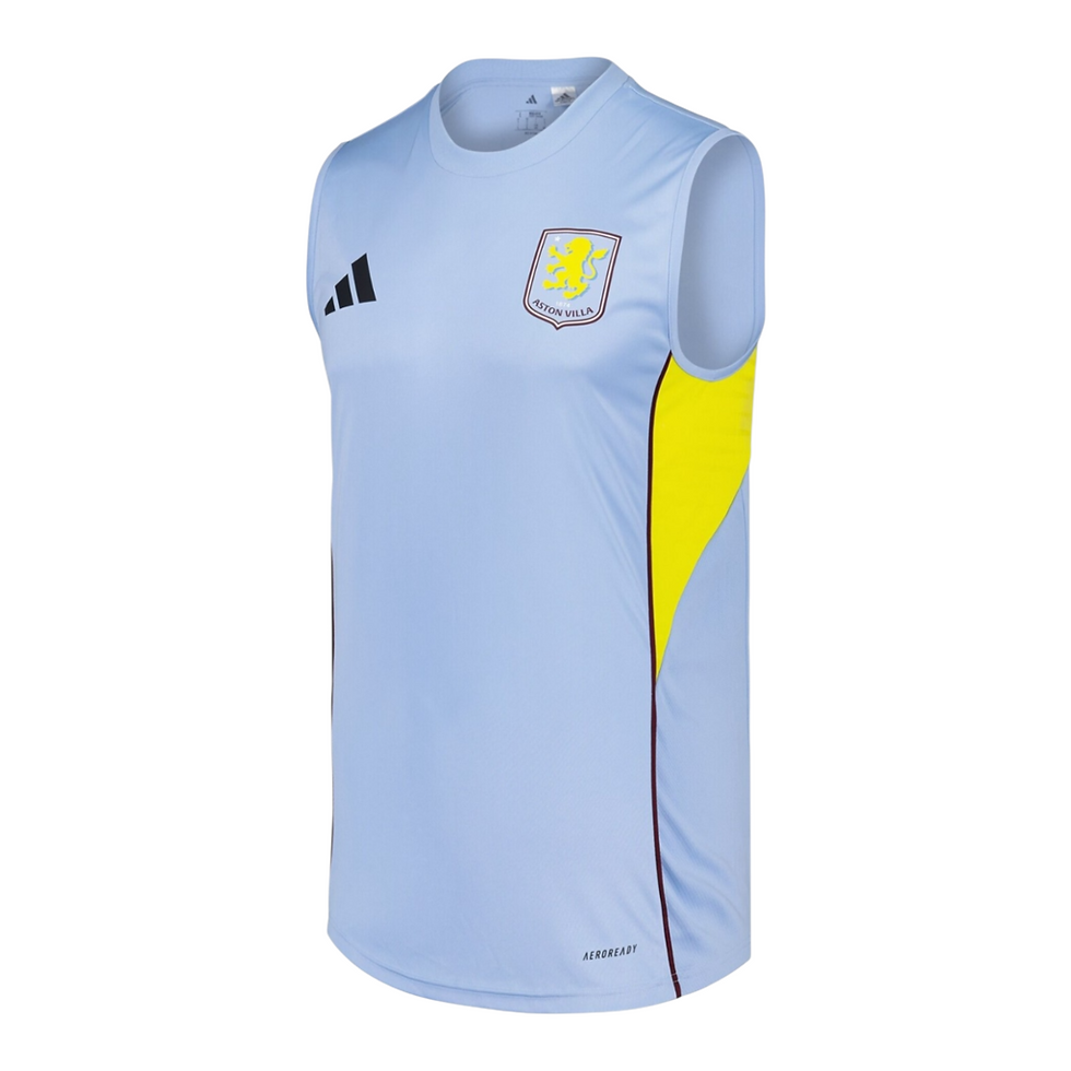 Miniatura: Camisa Regata Aston Villa Treino 25/26 - Torcedor Adidas Masculina - Azul