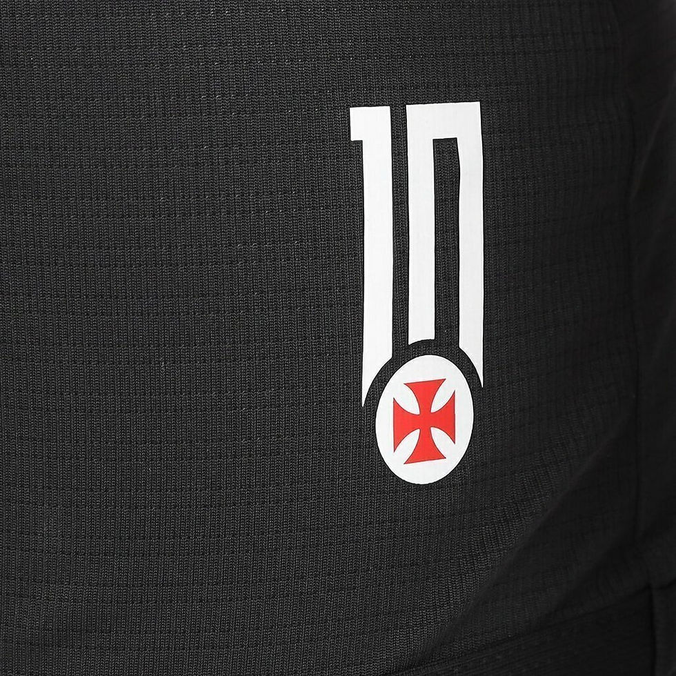 Miniatura: Camisa Vasco da Gama I 24/25 - Torcedor Kappa Feminina - Preta