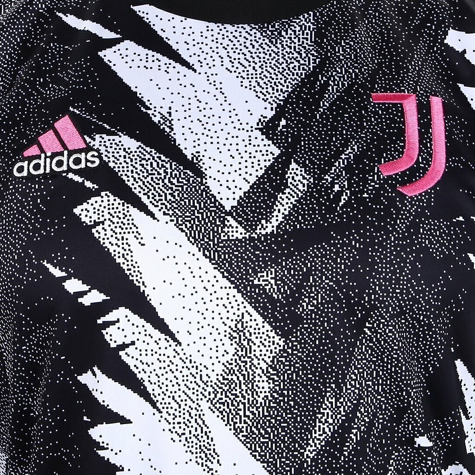 Miniatura: Camisa Juventus Pré-jogo 23/24 - Torcedor Adidas Masculina - Preta e branca