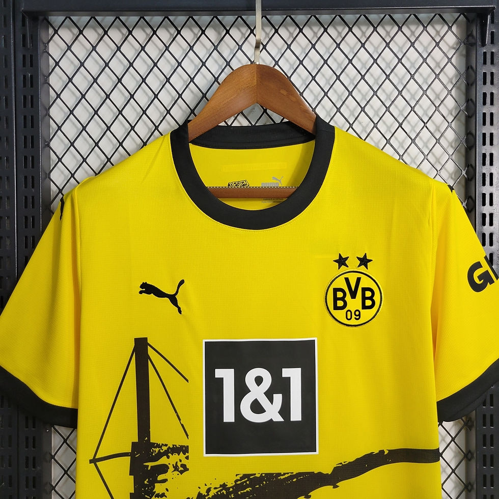 Miniatura: Camisa Borussia Dortmund I 23/24 - Torcedor Puma Masculina - Amarela