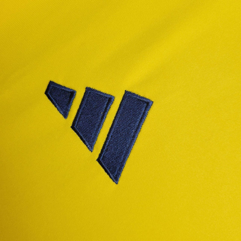 Miniatura: Camisa Seleção da Colômbia I 24/25 - Torcedor Adidas Feminina - Amarela com deta