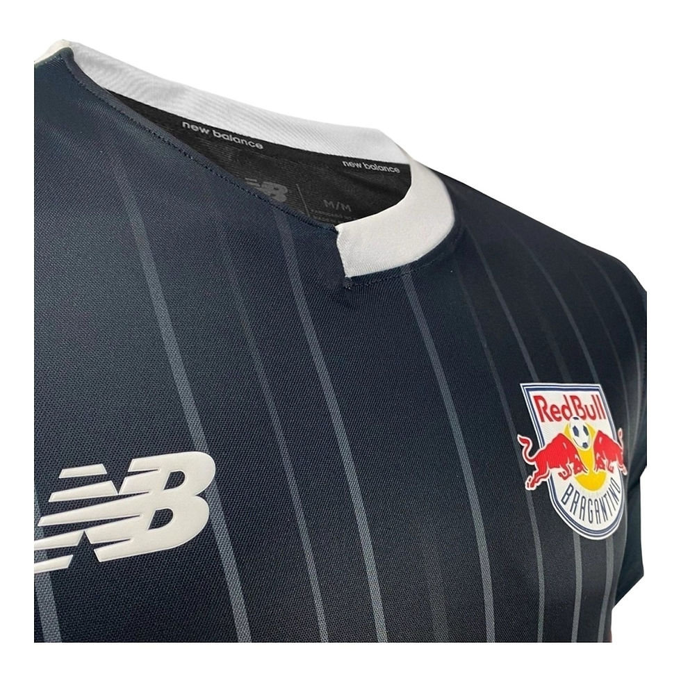Miniatura: Camisa Red Bull Bragantino II 23/24 - Torcedor New Balance Feminina - Preta com