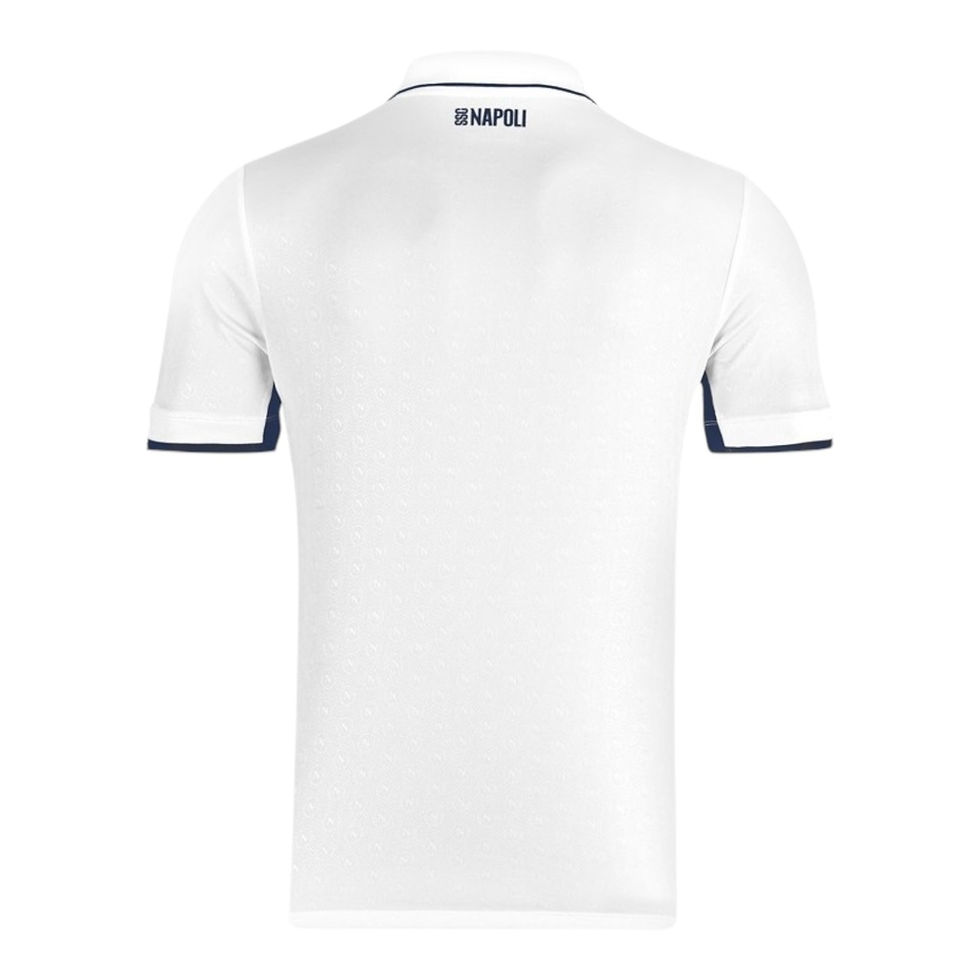 Miniatura: Camisa Napoli II 24/25 - Torcedor EA7 Masculina - Branca com detalhes em azul