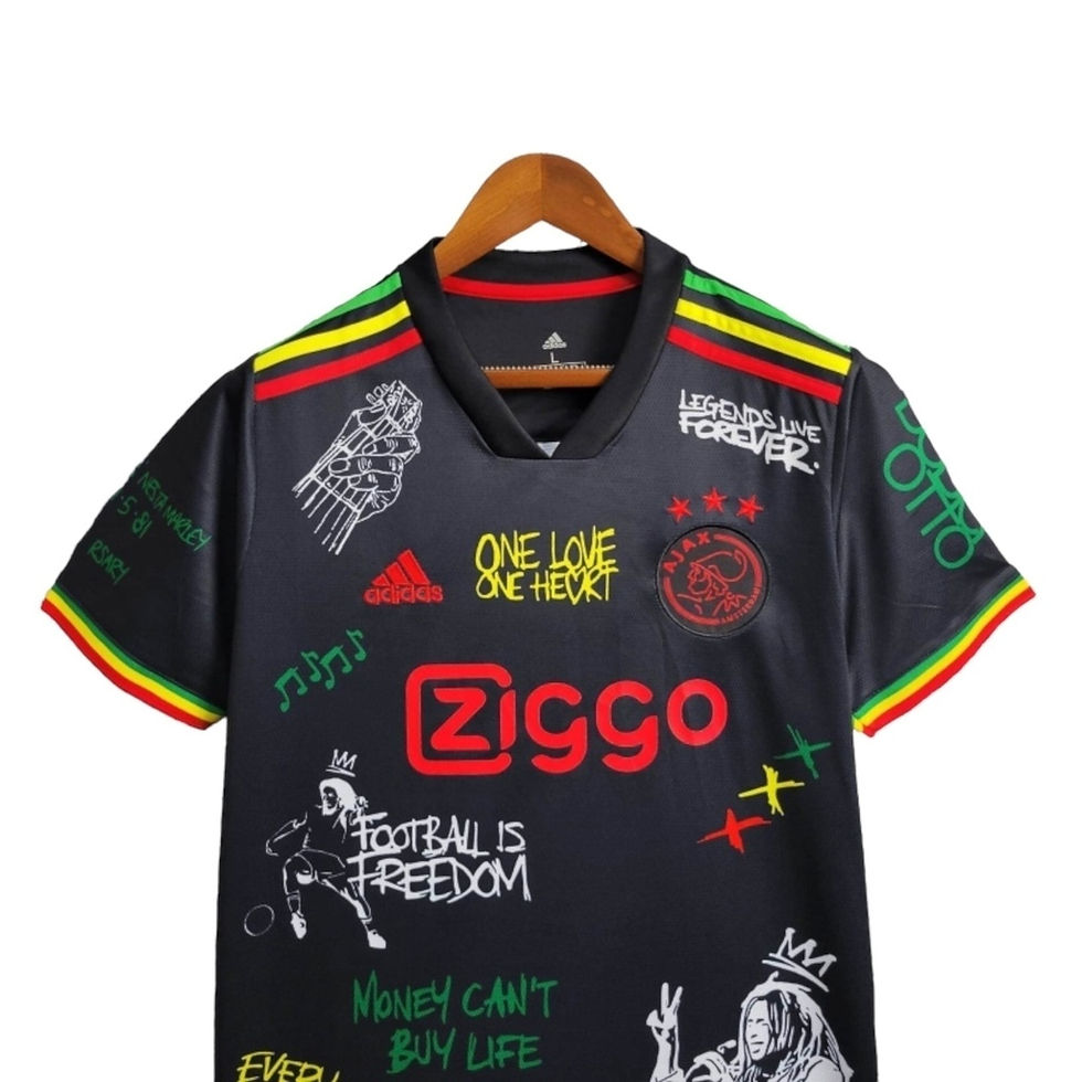 Miniatura: Camisa Ajax Edição Especial 23/24 - Torcedor Adidas Masculina - Preta com detalh