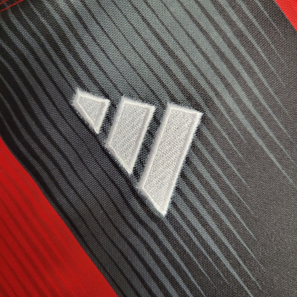 Miniatura: Camisa Regata Flamengo I 23/24 Torcedor Masculina - Vermelha e preta