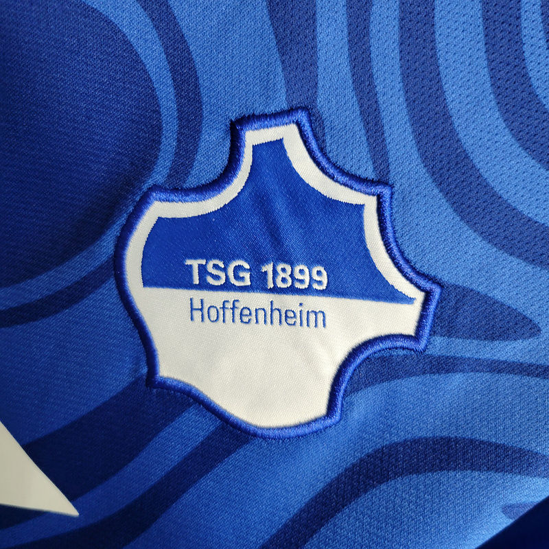 Miniatura: Camisa Hoffenheim I 23/24 - Torcedor Joma Masculina - Azul com detalhes em branc