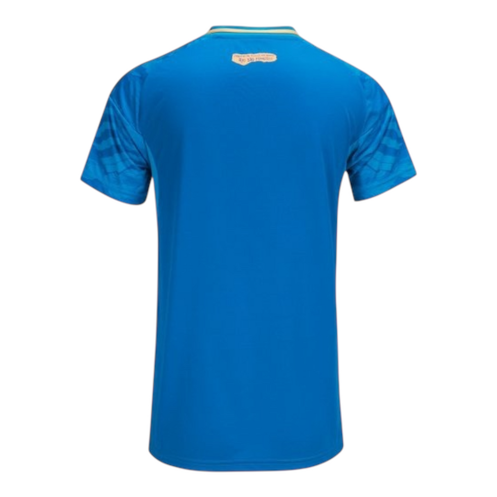 Miniatura: Camisa Cruzeiro III 25/26 - Torcedor Adidas Feminina - Azul com detalhes em dour