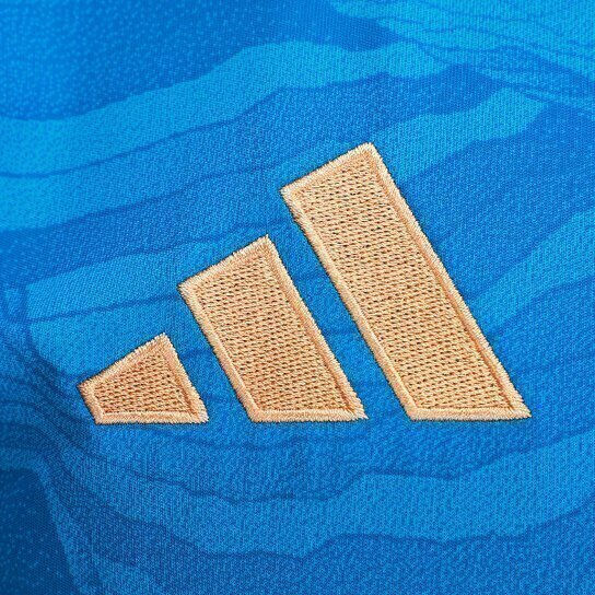 Miniatura: Camisa Cruzeiro III 25/26 - Torcedor Adidas Feminina - Azul com detalhes em dour