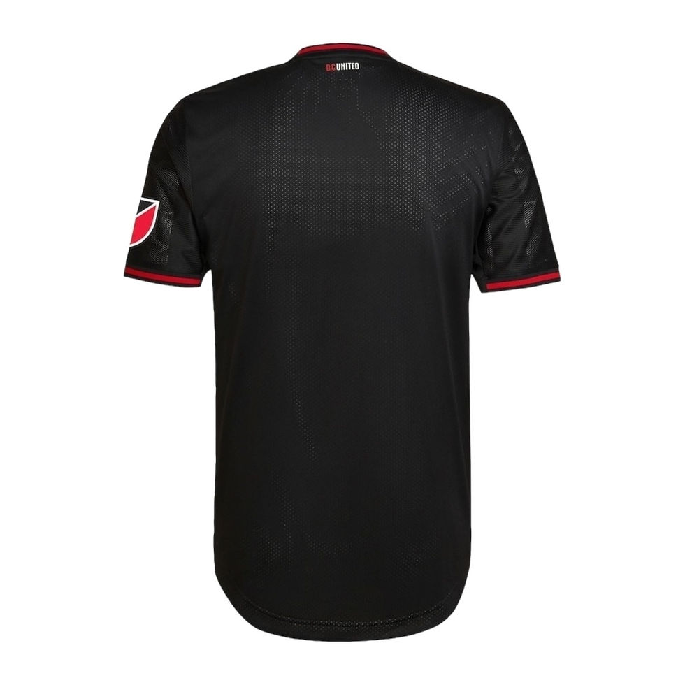 Miniatura: Camisa DC United I 23/24 - Torcedor Adidas Masculina - Preta com detalhes em ver